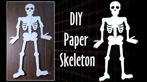 Diy Cardboard Skeleton Youtube