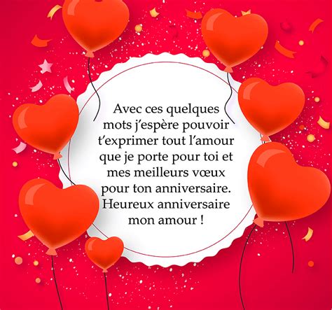 TOP 46 Messages Pour Le Joyeux Anniversaire De Votre Amour Phrases Et