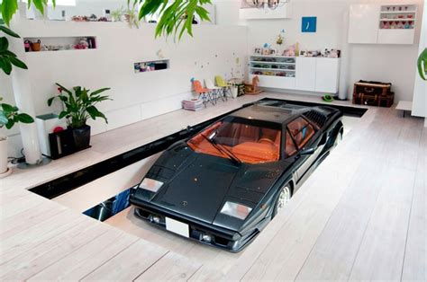 Kre House Nine Car Garage Home With Lamborghini As A True Centerpiece