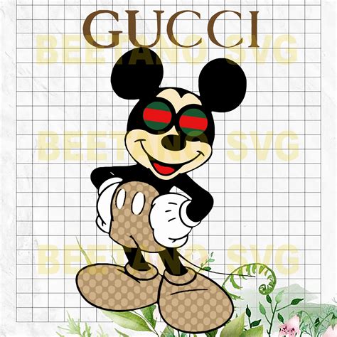 Mickey Mouse Gucci High Quality Svg Cut Files Best For Unique Craft