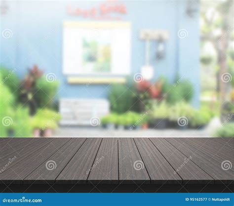Table Top And Blur Building Of Background Stock Image Image Of Style