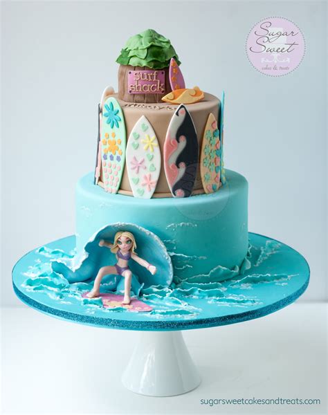 surfer girl cake cakecentralcom