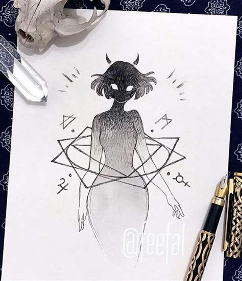 Feefal On Instagram Inktober Art Anime Drawings Sketches Dark Art