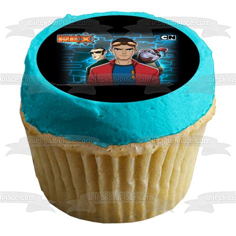 Decorate A Cake With This Generator Rex Themed Edible Cake Topper Image