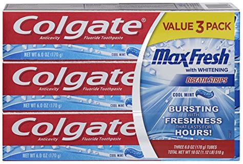 Upc 035000445391 Colgate Max Fresh Toothpaste With Mini Breath Strips