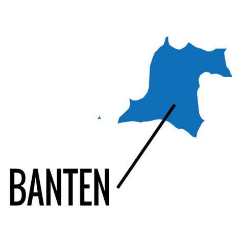 Banten Province Map Transparent Png And Svg Vector File