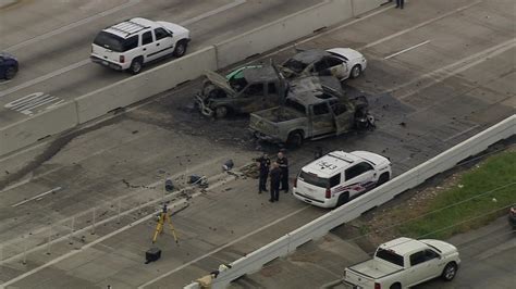 1 Killed In Fiery 3 Vehicle Crash On Eastbound North Beltway 8