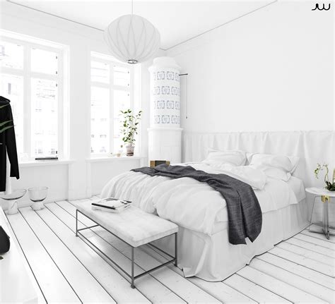 White Scandinavian Bedroom On Behance