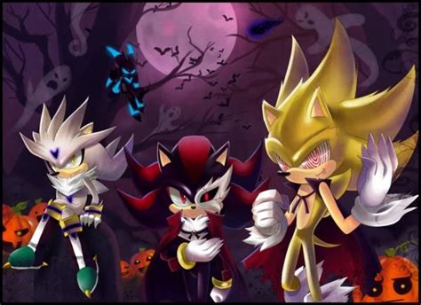 Happy Halloween Sonic Characters By Mikuhoshi Sonic The Hedgehog