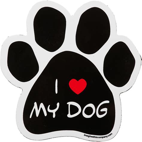 This is because meat is always the first ingredient in their recipe when it comes to the nasty stuff in your dog's food, you don't have to worry with i and love and you dog stew. Imagine This I Love My Dog Paw Shaped Car Magnet | Petco