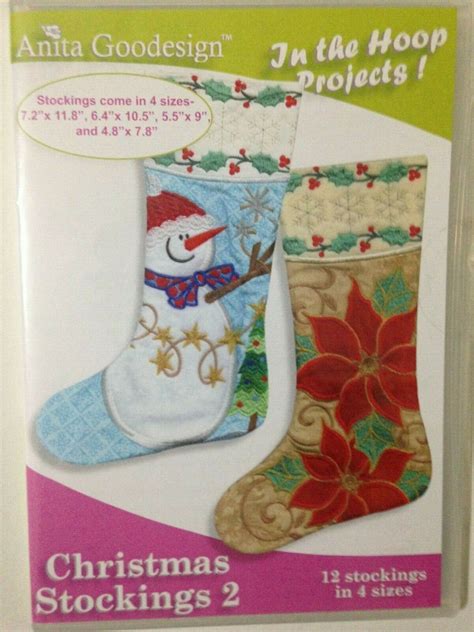 Christmas Stockings 2 From Anita Goodesign 079673004837