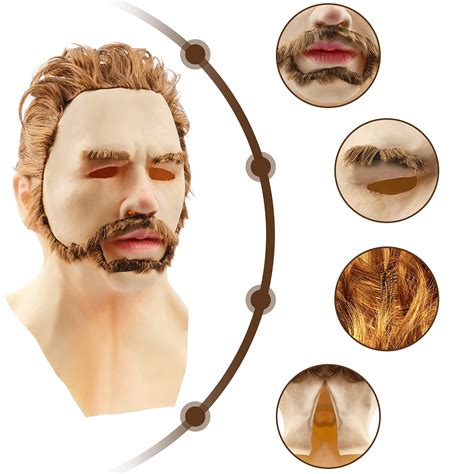 Buy Halloween Mask Funny Realistic Young Man Mask Latex Mask Party Mask With Realistic Human
