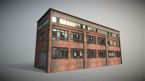 Old Industrial Building Download Free 3d Model By Hrvoje Wächter