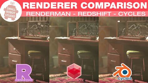 Blender Cycles Renderman And Redshift Render Comparison Youtube