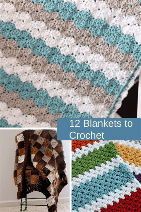 12 Patterns For Crochet Blankets Crochet