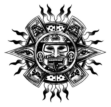 Dibujo Para Colorear Aztecas Aztec Symbols Mayan Symbols Free The