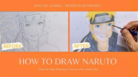 How To Draw Naruto Shippuden Drawing Naruto Step By Step Youtube In