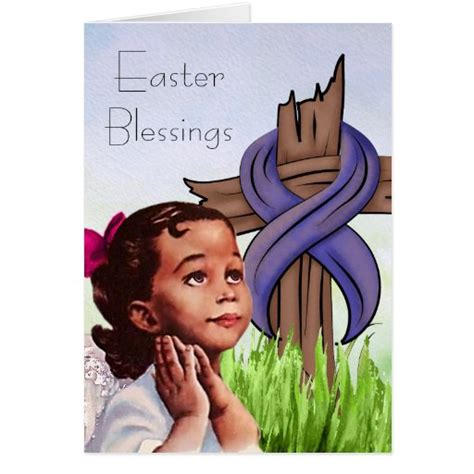 Vintage African American Child Easter Card Zazzle