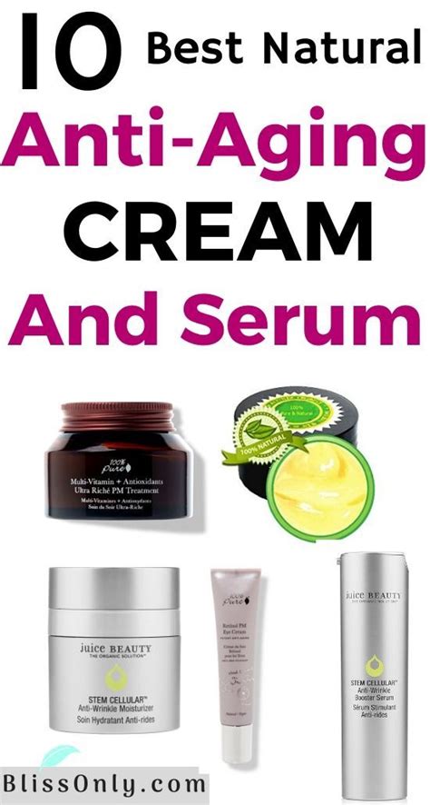 10 Best Natural Anti Aging Cream And Serum Blissonly Anti Aging