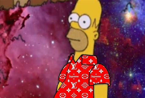 Do you like this video? Homer Simpson Supreme x Louis Vuitton | Homer simpson, Simpsons characters, Simpson