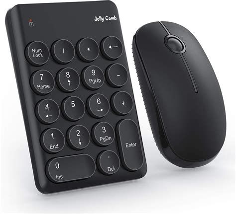 Wireless Number Pad And Mouse Jelly Comb 24g Wireless Numeric Keypad
