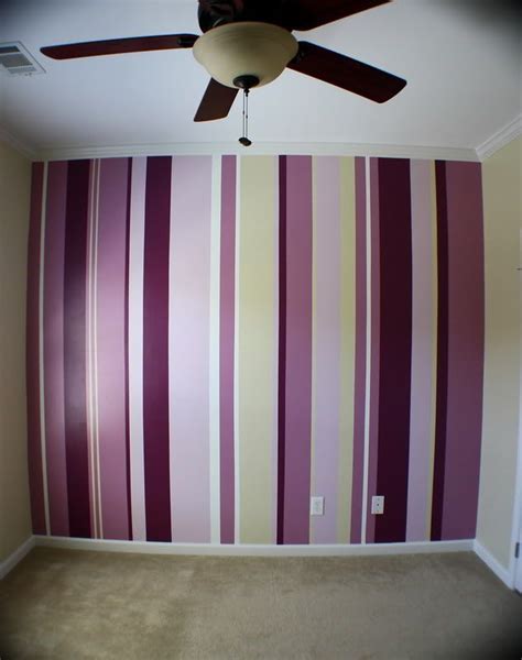 30 Painted Stripes On Wall