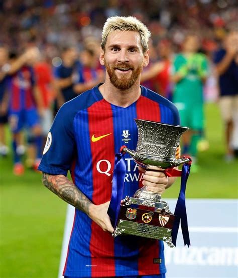 Campeón De La Supercopa De España 2016 Messi Lionel Messi Messi Fußball