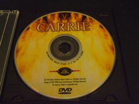Carrie Dvd 2001 25th Anniversary Special Edition Disc Only
