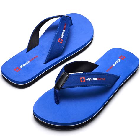 clothing shoes and accessories alpine swiss mens flip flops beach sandals lightweight eva sole