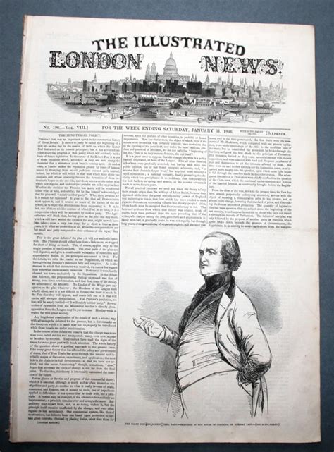The Illustrated London News Vol Viii No 196 January 31 1846 By