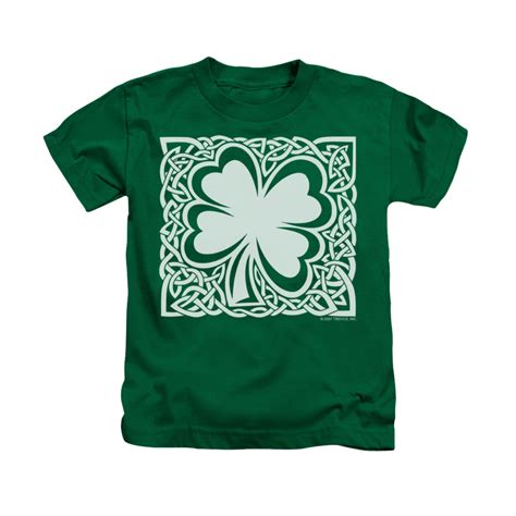 Patty's day shirts with no order minimums spruce up your st. St. Patrick's Day Shirt Kids Celtic Clover Kelly Green ...