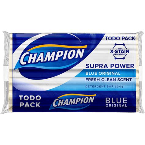 Champion Supra Power Blue Detergent Bar 130g Detergent Bar Walter