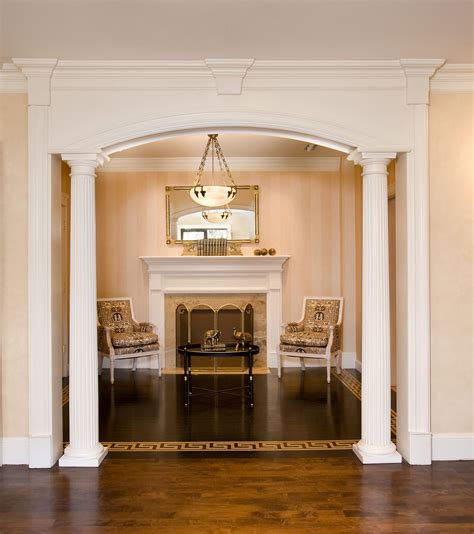 Looking into the Greek Revival Suite Beautiful arched openings accented ...