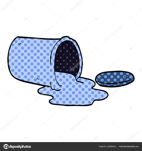 Cartoon Doodle Spilt Paint Stock Vector Image By ©lineartestpilot