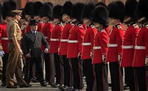 Royal Wedding Guardsman Faints During Parade Rehearsals Tailor Steps