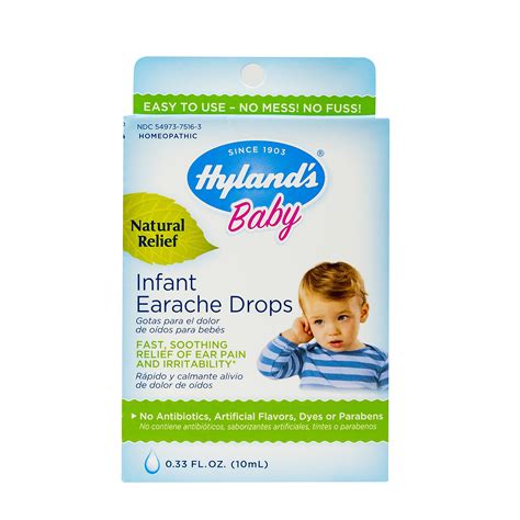 Swimmers Ear Drops For Kids And Adults By Hylands Clogged Ears And
