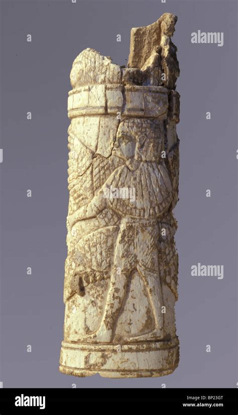Ivory Object Found In Hazor 8th C Bc Carving Of A Winged Creature