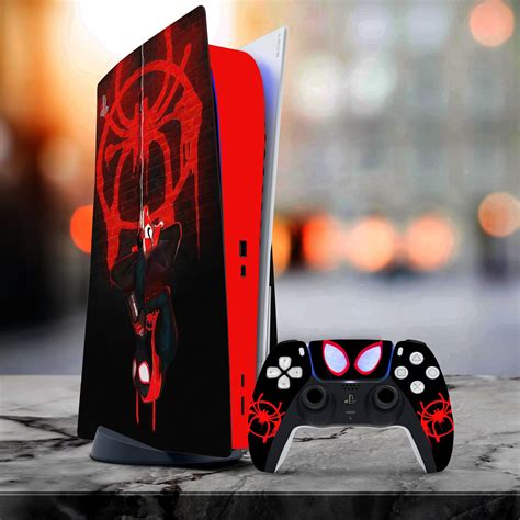 Ps5 Skin Spider Ps5 Decal Red Ps4 Slim Skin Ps5 Web Skin Etsy Australia