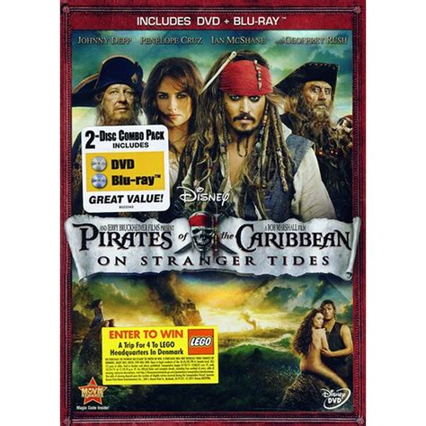 Pirates Of The Caribbean On Stranger Tides Dvd Blu Ray Walmart