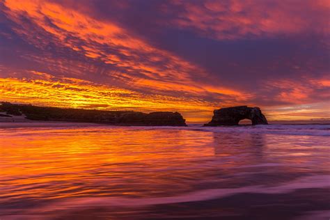 Sunrise In The Bay Area Yesterday Was Insane Natural Bridges State