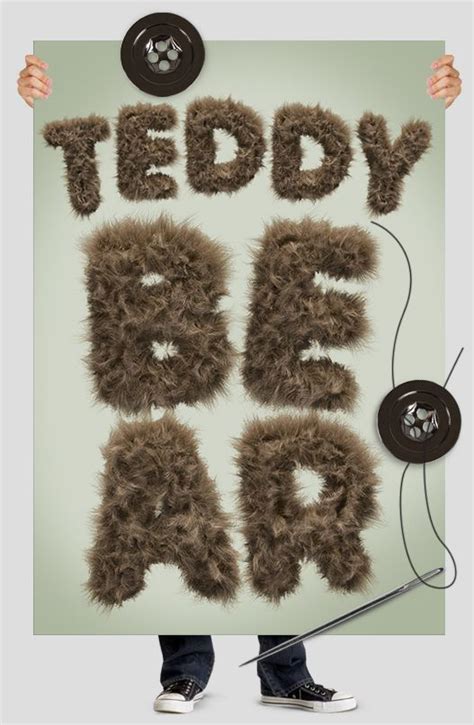 Teddy Bear Font By Handmadefont Handmade Font Typographic Artwork