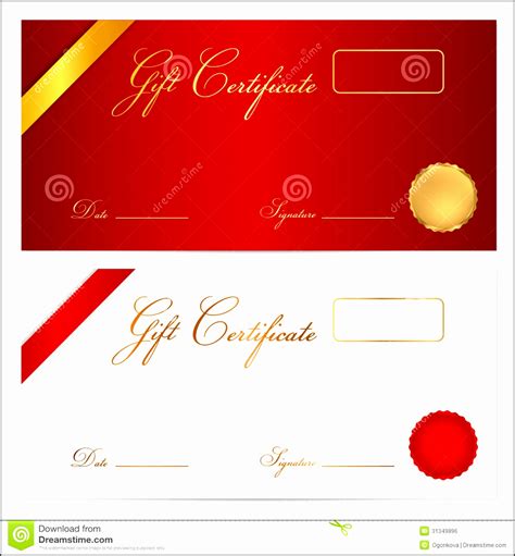 6 Gift Voucher Certificate Template - SampleTemplatess - SampleTemplatess