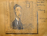 "Portrait aus der Galerie in Haag (Abbildung zeigt Hugo Bruckmann ...