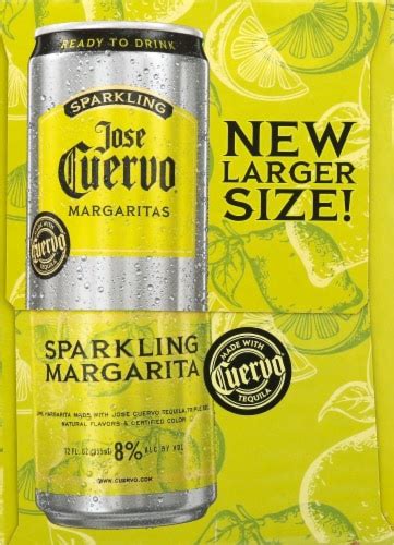 Jose Cuervo Sparkling Margarita Ready To Drink Cocktail Cans Fl
