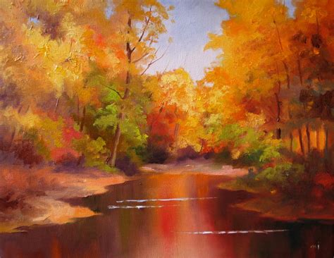 Nels Everyday Painting Fall Color Sketch Sold