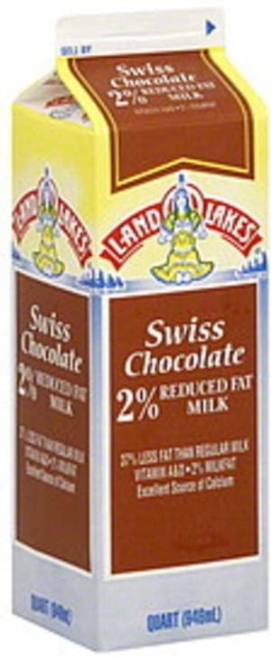 Land O Lakes 2 Reduced Fat Swiss Chocolate Chocolate Milk 1 Qt