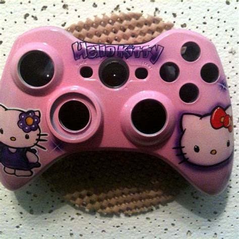 Xbox 360 Custom Painted Controllers Hello Kitty By Cndfurguson 2999