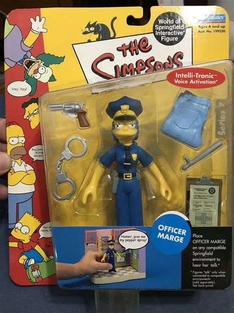 Simpsons Series 7 Officer Marge Action Figure Wos New P