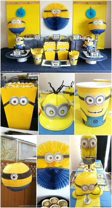 Minions Birthday Party Ideas Moms And Munchkins