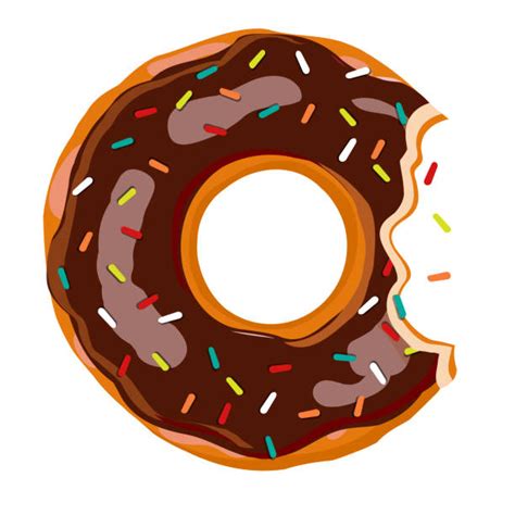 Royalty Free Donut Bite Clip Art Vector Images And Illustrations Istock